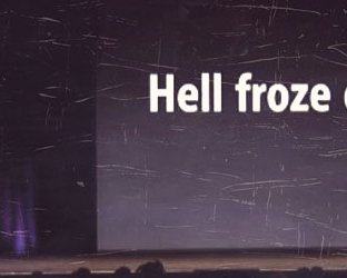 Бабочка, поднявшая цунами Apple