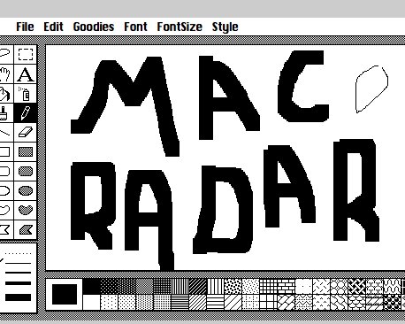 CloudPaint - великолепный эмулятор классического MacPaint