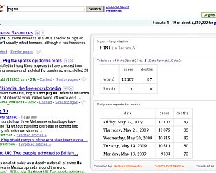 Wolfram Alpha бок о бок с Google в вашем Firefox