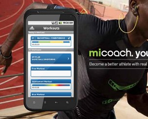 Сайты для бега: Adidas miCoach